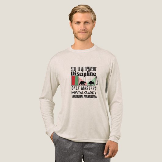 Erinnerung und Motivation | Devisenhandel-Mentalit Tri-Blend Shirt (Volle Vorderseite)
