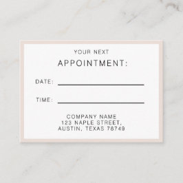 Erinnerung Visitenkarte