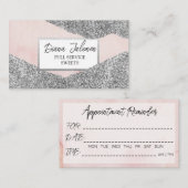 Erinnerung Visitenkarte (Vorne/Hinten)