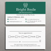 Erinnerung Visitenkarte