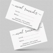 Erinnerung Visitenkarte