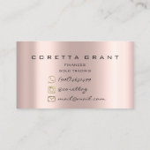 Erinnerung Visitenkarte (Rückseite)