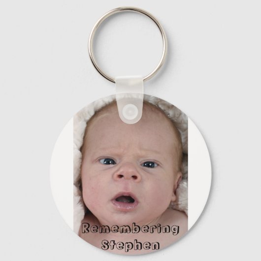 ERINNERUNG VON STEPHEN SCHLÜSSELANHÄNGER (Vorderseite)