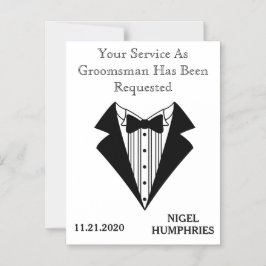 Erinnerung von Trauzeuge oder Trauzeuge Magneteinladung