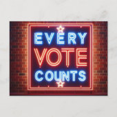 Erinnerung wählen Neon Sign Postkarte (Vorderseite)