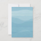 Erinnerung Wedding Einladung RSVP Card (Rückseite)