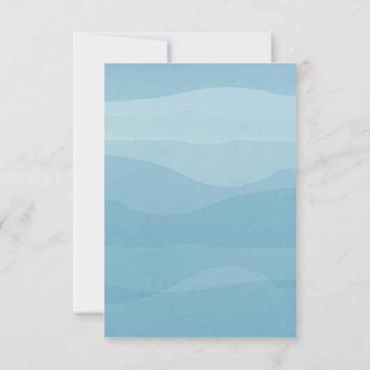 Erinnerung Wedding Einladung RSVP Card (Rückseite)