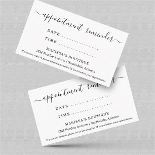 Erinnerung, Zahnarztstube usw. Visitenkarte