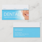 Erinnerung zum Zahnarzt Nächster Besuch Terminkarte (Vorne/Hinten)