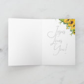 Erinnerung zur Christlichen Förderung Karte (Innenseite)