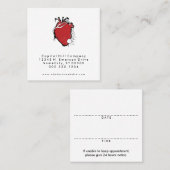 Erinnerung zur Ernennung eines Arztes Terminkarte (Vorne/Hinten)