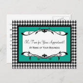 Erinnerung zur Ernennung von Emerald Green Hahnent Postkarte (Vorne/Hinten)