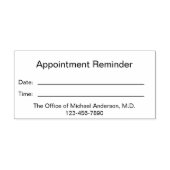 Erinnerung zur Ernennung von Geschäftsärzten Permastempel (Design)