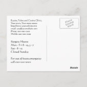 Erinnerung zur Impfung von Haustieren Postkarte (Rückseite)