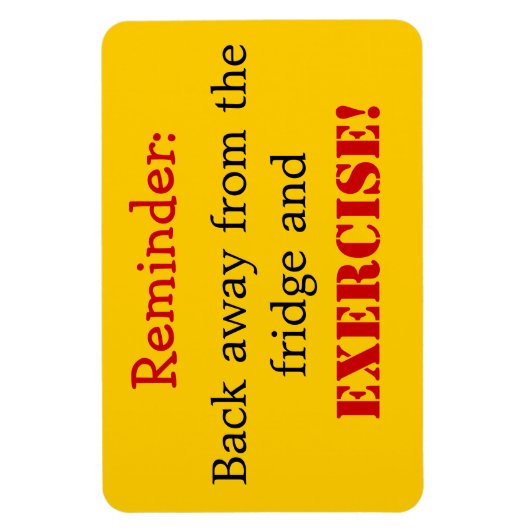 Erinnerung zur Übung durch Shirley Taylor Magnet (Vertikal)