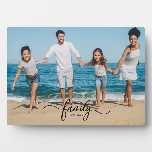 Erinnerungen 1 Foto horizontal elegant Fotoplatte (Vorderseite)