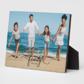 Erinnerungen 1 Foto horizontal elegant Fotoplatte (Seite)