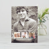 Erinnerungen 4 Foto Abschluss Ankündigung (Stehend Vorderseite)