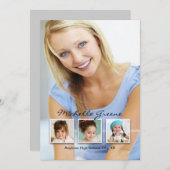 Erinnerungen 4 Foto Abschluss Ankündigung (Vorne/Hinten)