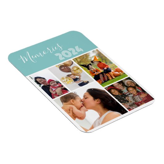 Erinnerungen 5 Foto Collage Magnet (Rechte Seite)