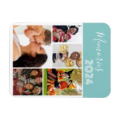 Erinnerungen 5 Foto Collage Magnet (Horizontal)