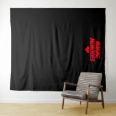 Erinnerungen als Hintergrund für das Schwarze Hoch Wandteppich (Beispiel (Horizontal))