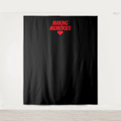 Erinnerungen als Hintergrund für das Schwarze Hoch Wandteppich (Vorderseite)