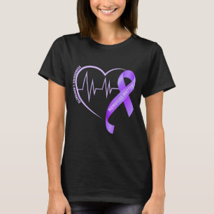 Erinnerungen alzheimer Bewusstsein lila Band T-Shirt