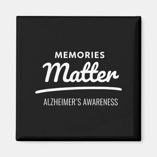 Erinnerungen Alzheimer-Bewusstsein  Magnet (Vorne)