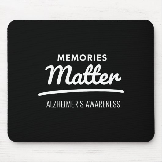 Erinnerungen Alzheimer-Bewusstsein  Mousepad (Vorne)
