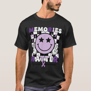 Erinnerungen alzheimer bewusstsein violettes Band T-Shirt