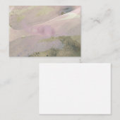 "Erinnerungen am Meer: Original Abstrakte Kundenka Mitteilungskarte (Vorne/Hinten)