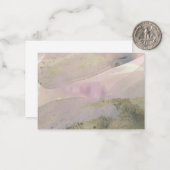 "Erinnerungen am Meer: Original Abstrakte Kundenka Mitteilungskarte (Vorderseite/Rückseite Beispiel)