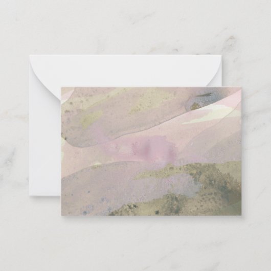 "Erinnerungen am Meer: Original Abstrakte Kundenka Mitteilungskarte (Vorderseite)