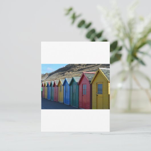 Erinnerungen am Strand Postkarte (Stehend Vorderseite)