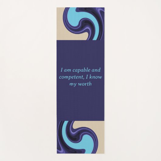 Erinnerungen am Strand Yogamatte (Vorderseite)