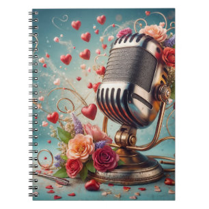 Erinnerungen an das Lied Notizbuch Notizblock