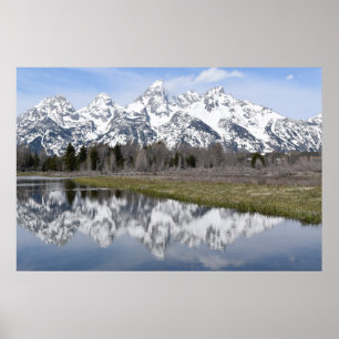 Erinnerungen an die Berge (Grand Tetons) Poster
