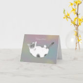 "Erinnerungen an die Liebe" geklappte Grußkarte Karte (Gelbe Blume)