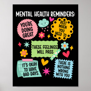 Erinnerungen an die psychische Gesundheit Bewussts Poster
