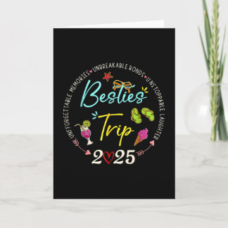 Erinnerungen an die Reise der Besties 2025 Mädchen Karte