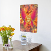 Erinnerungen an die Vitalität: Das Feuer des Leben Foliendrucke (Ablage(Küche))