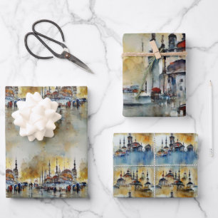 Erinnerungen an Istanbul Geschenkpapier Set
