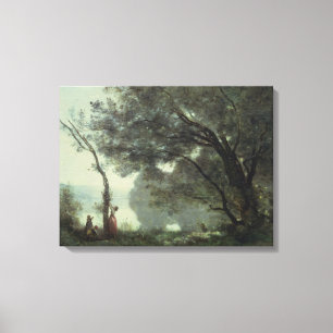 Erinnerungen an Mortefontaine, 1864 Leinwanddruck