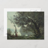 Erinnerungen an Mortefontaine, 1864 Postkarte (Vorne/Hinten)