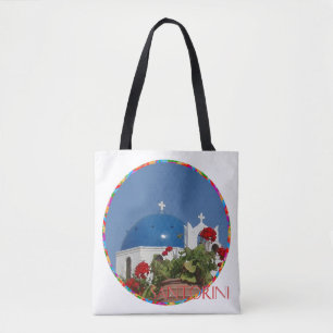 Erinnerungen an Santorini Tasche