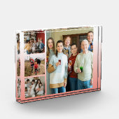 Erinnerungen: Anpassbare 4-Fotomaterial Fotoblock (Links)