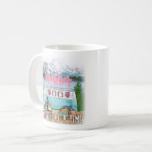 Erinnerungen auf einmal zu einem Campingplatz mach Kaffeetasse (Vorderseite Links)