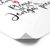 Erinnerungen bauen signieren ein Jenga-Stückzeiche Poster (Ecke)