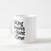 Erinnerungen bei jeder Jagd Kaffeetasse (Vorderseite Links)